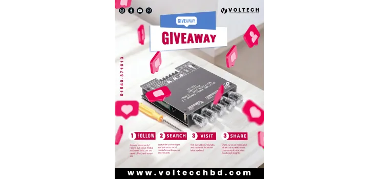 Voltech Electronics Giveaway – Win Premium Amplifiers and Audio Systems! 2025